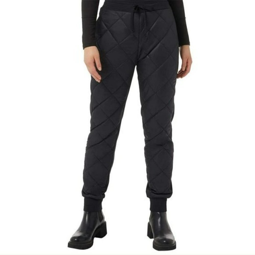 NWT 32 Degrees Women's Super Soft Stretch Comfort Pants Insulated Front Quilted